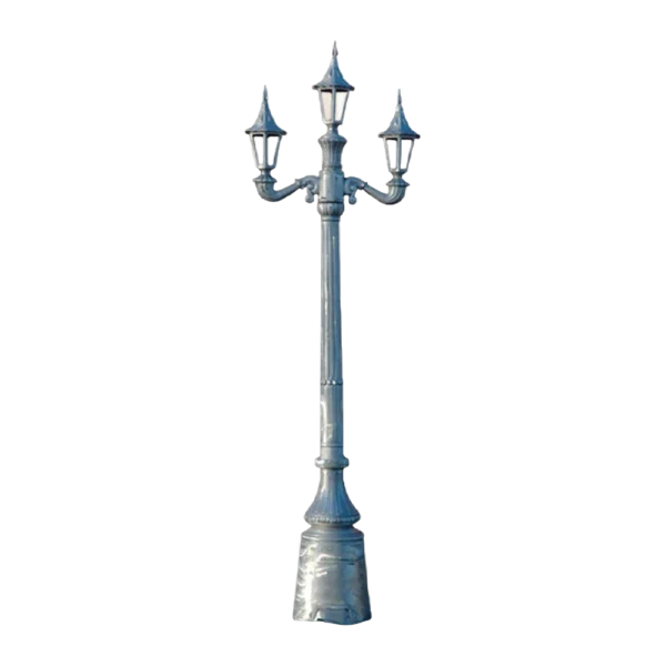 Victorian Lamp 2A/3L with Small Holland Top