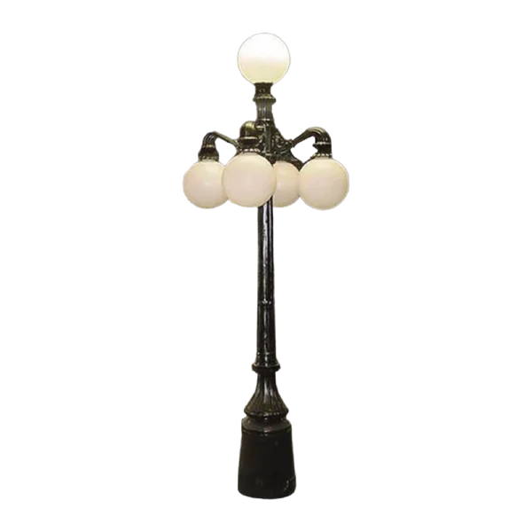 Victorian Lamp 4 Arms/5 Lights Down