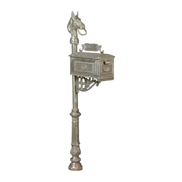 Hampton Mailbox w/Horse Head (BARCELONA BOX)