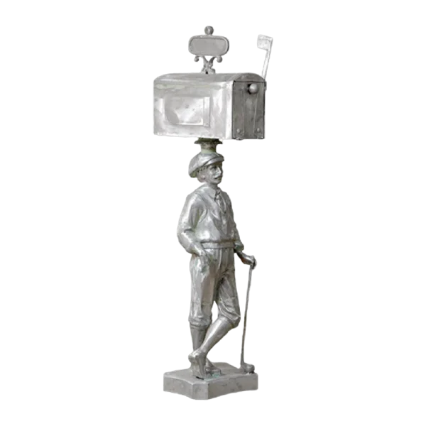 Golf Player Mailbox