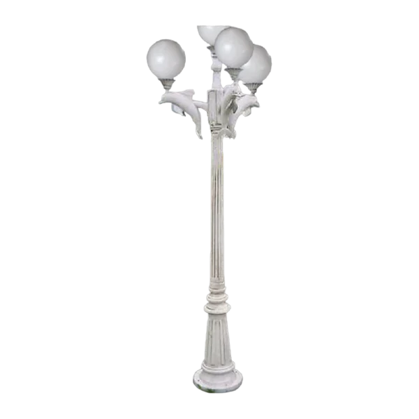 Vienna Lamp with Small Dolphins 3A/4L