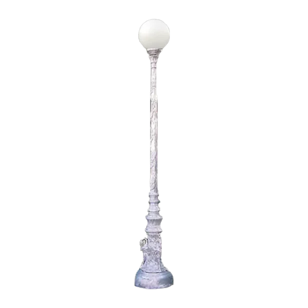 French Single Light with Swan Base