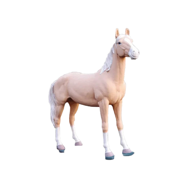 Silver Horse on base