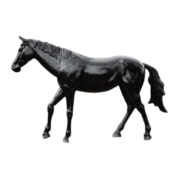 Silver Horse Walking