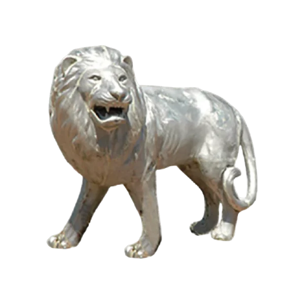 Standing Lion Looking Left
