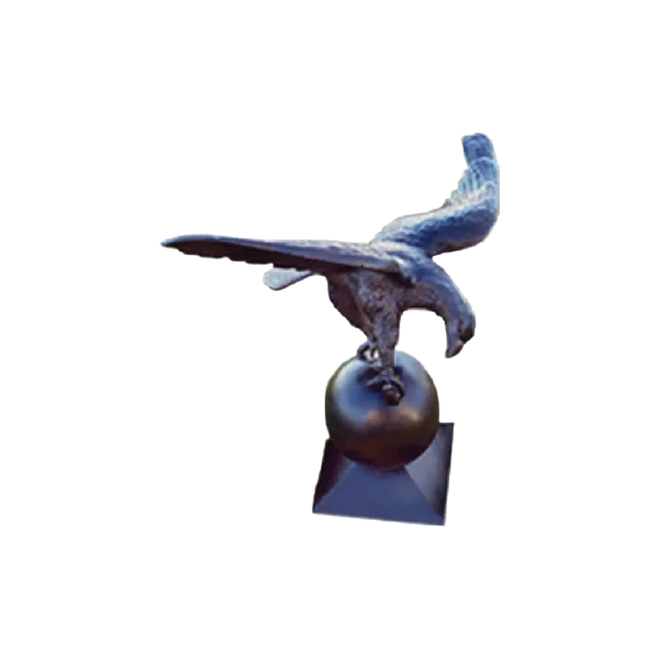 Small Eagle On Ball