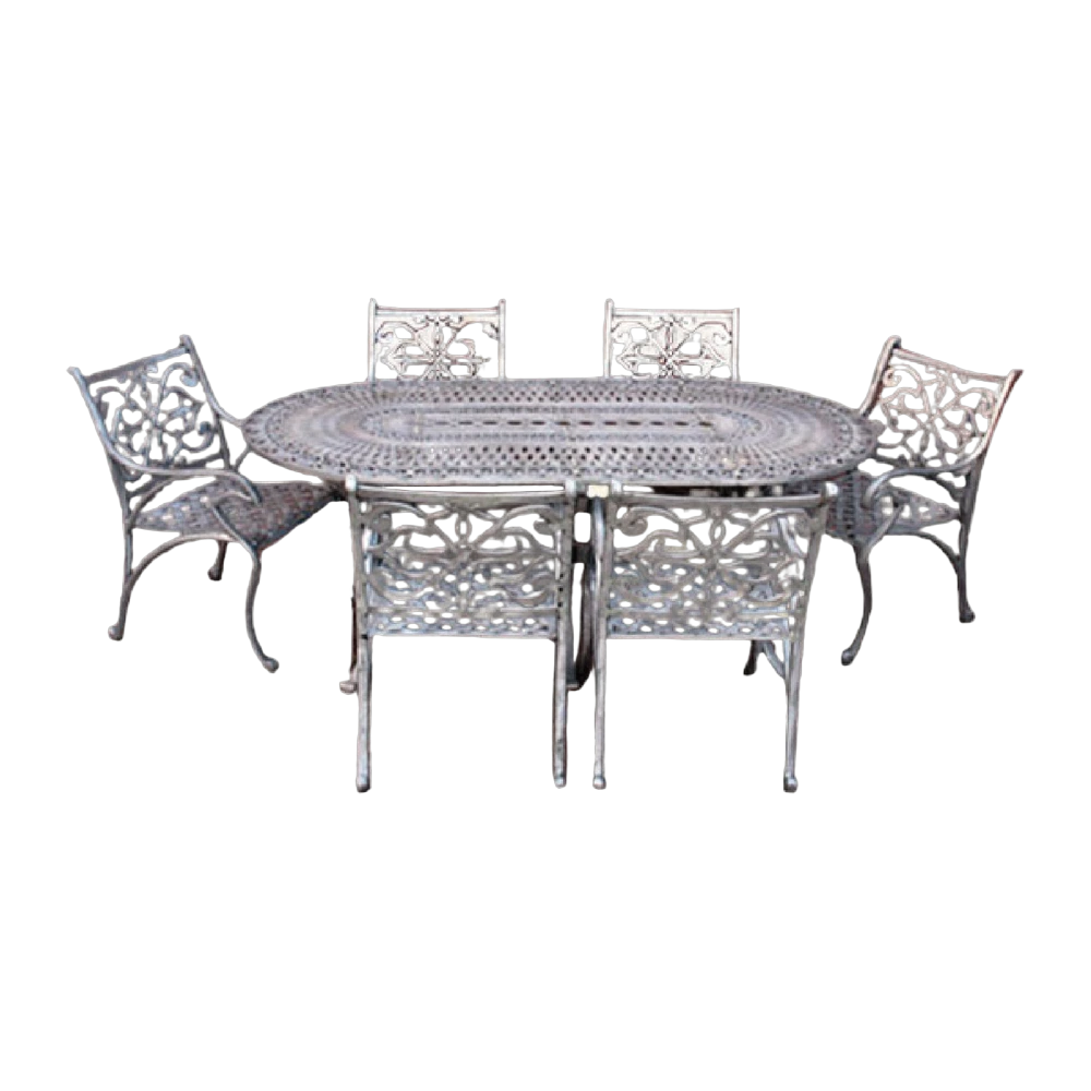 Sonoma Flor de Lyz Oval Patio Set 7 Piece